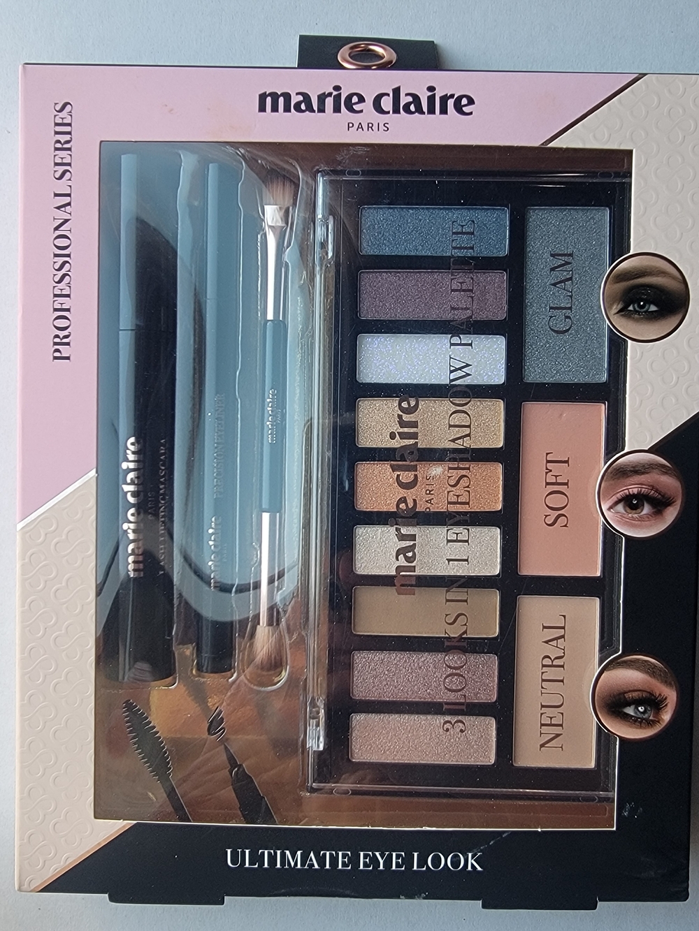 Marie Claire Ultimate Eye Look Eyeshadow Palette - Soft Pink & Blue Shades